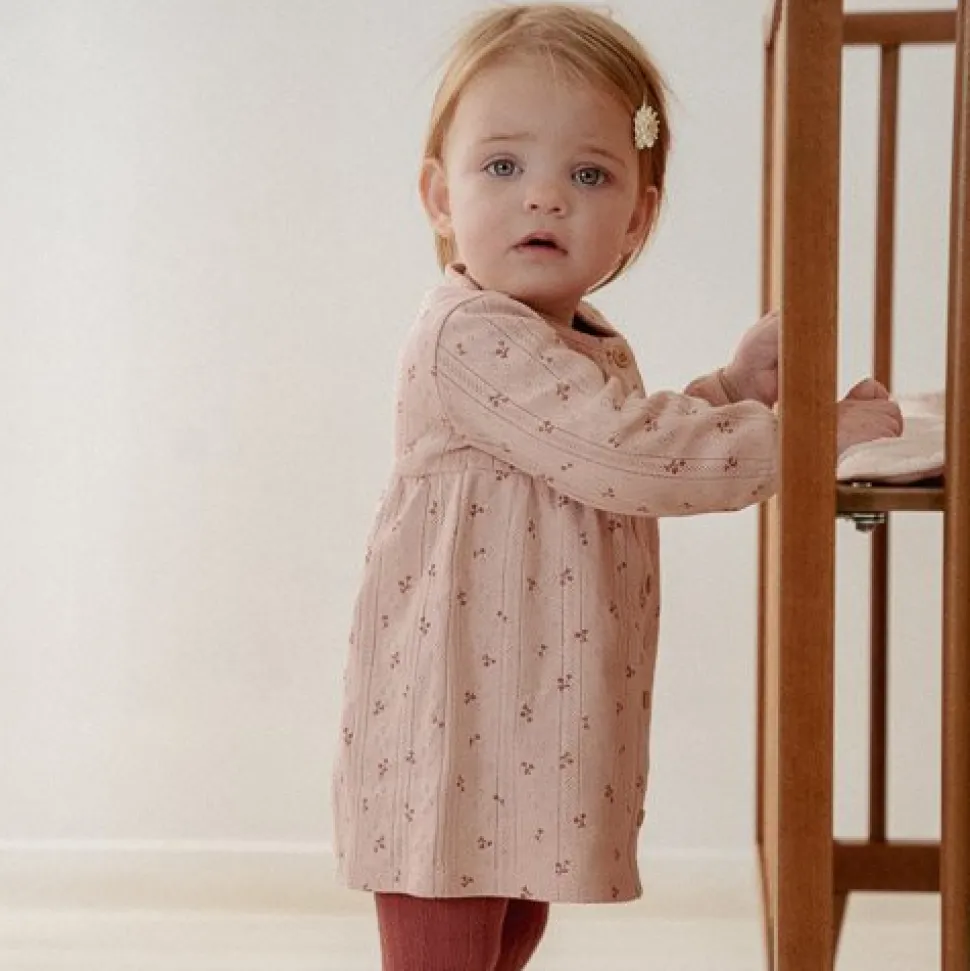 Jurk lange mouw - Roze - Fairy Garden - Fairy Flowers