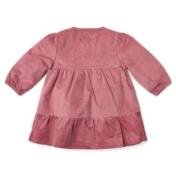 Jurk lange mouw - Roze - Fairy Garden - Corduroy