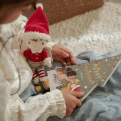 Kerstboek met knuffel Jim - Giftset - NL