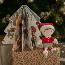 Kerstboek met knuffel Jim - Giftset - NL