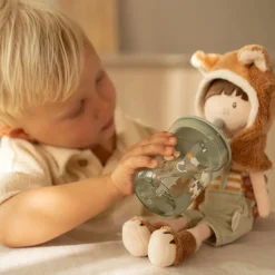 Kinderglas 250 ml Met Rietje Little Farm