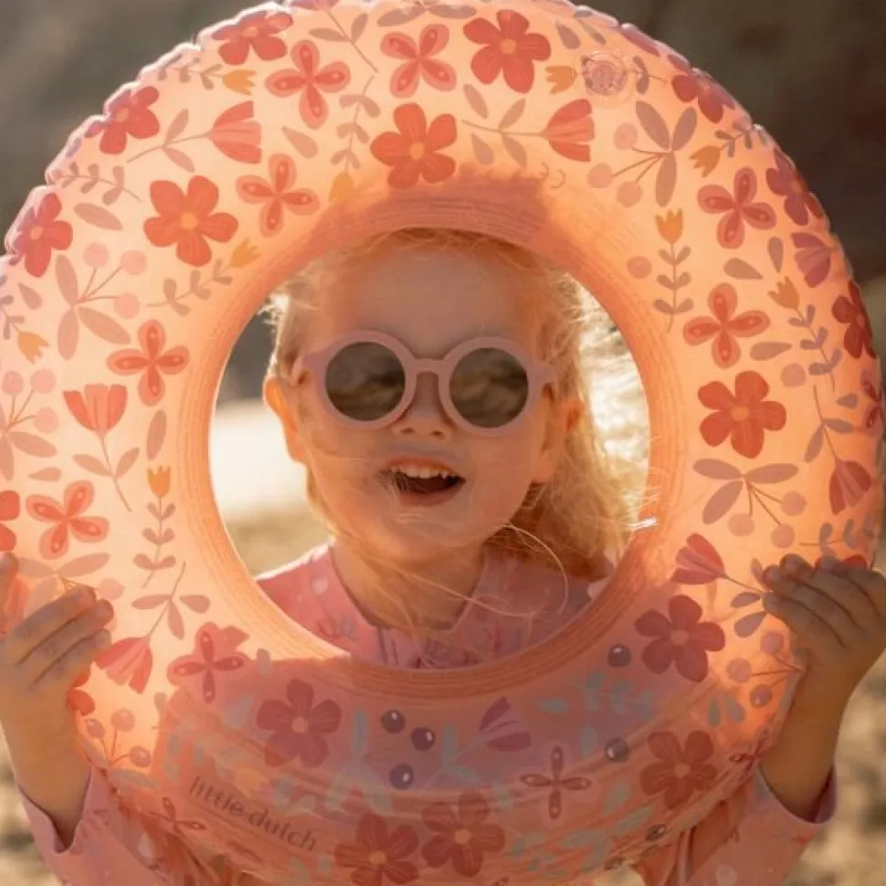 Kinderzonnebril Rond Lichtroze