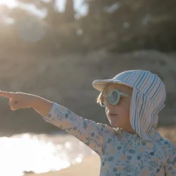 Kinderzonnebril Rond Sea Green