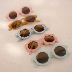 Kinderzonnebril Rond Streep