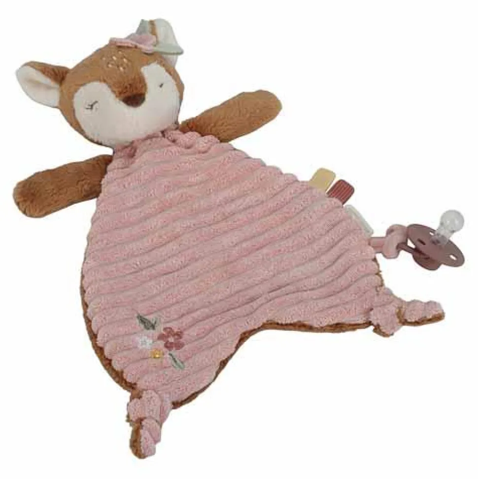 Knuffeldoekje knuffel Hert - Roze - Fairy Garden