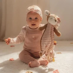 Knuffeldoekje knuffel Hert - Roze - Fairy Garden