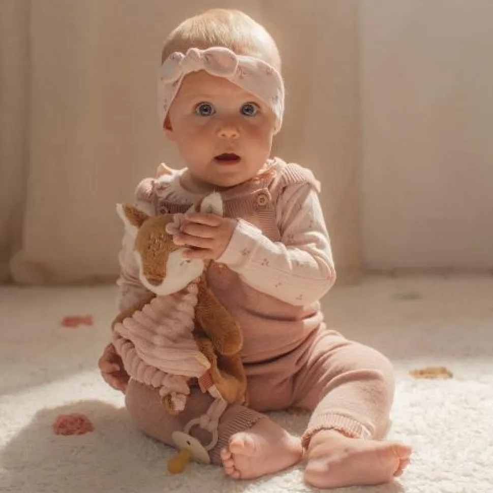 Knuffeldoekje knuffel Hert - Roze - Fairy Garden