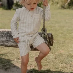 Korte broek - Groen - Forest Friends - Stripe