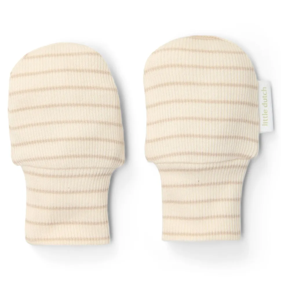 Krabwantjes - Beige - Maat one size - Newborn Naturals - Stripe