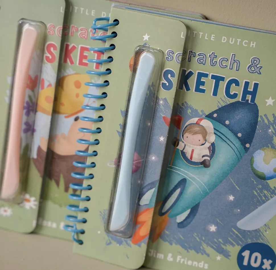 Kras- en schetsboek Jim & Friends