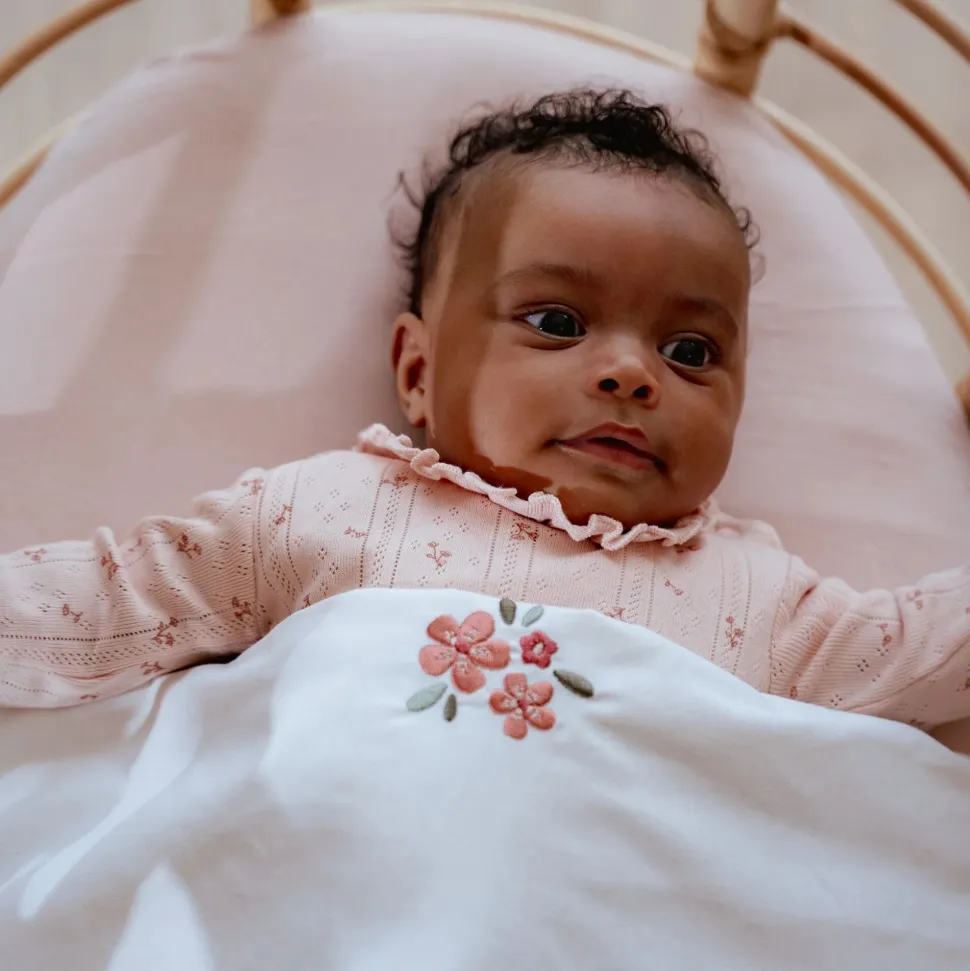 Ledikant hoeslaken – Roze – Essentials