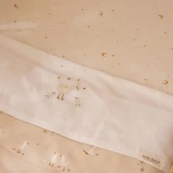 Ledikant hoeslaken - Wit - Newborn Naturals - Little Goose