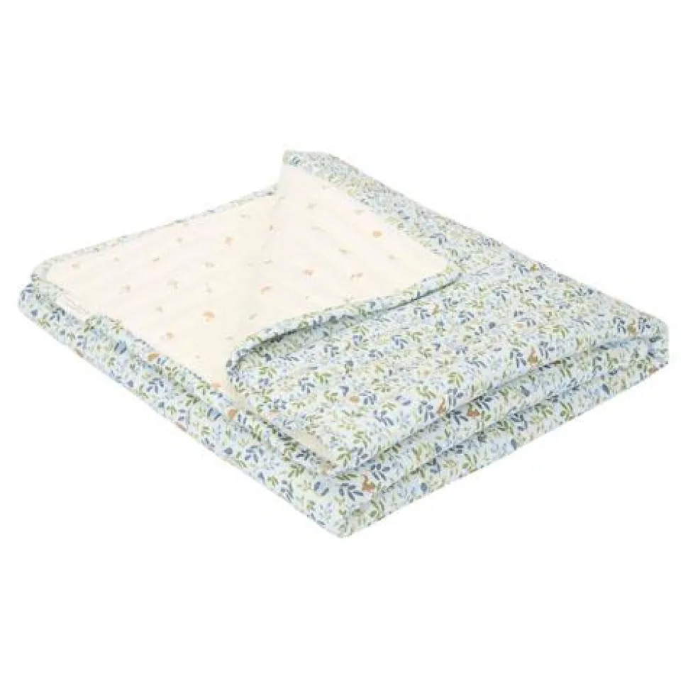 Ledikantdeken - Blauw - Forest Friends - Forest Adventure