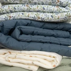 Ledikantdeken - Blauw - Forest Friends - Forest Adventure