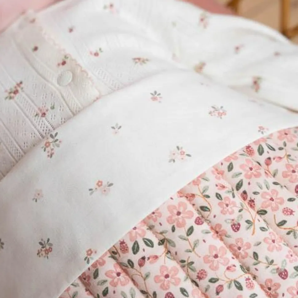 Ledikantdeken - Roze - Fairy Garden - Fairy Floral