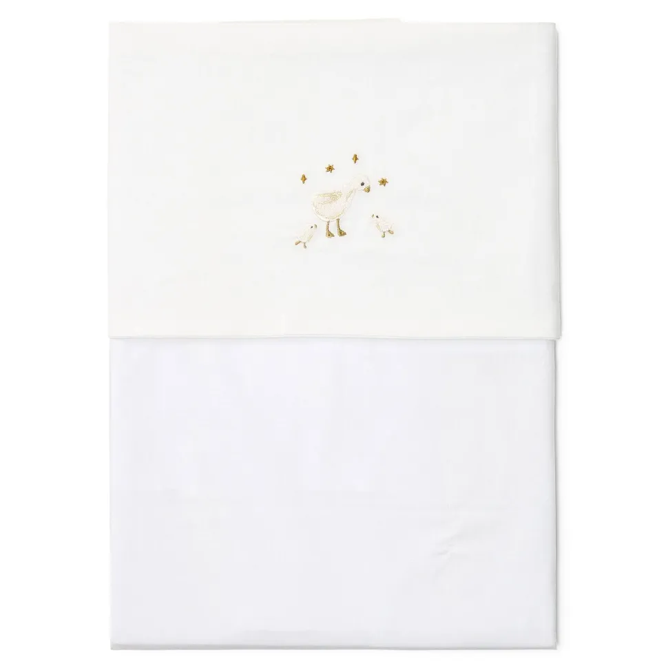 Ledikantlaken - Wit - Newborn Naturals - Little Goose