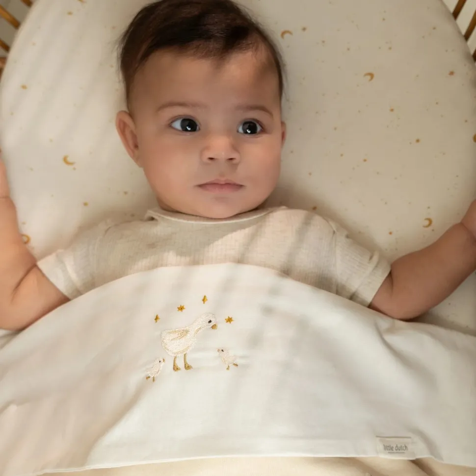 Ledikantlaken - Wit - Newborn Naturals - Little Goose
