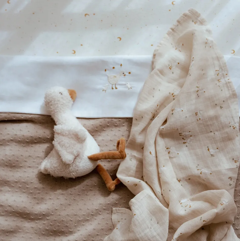 Ledikantlaken - Wit - Newborn Naturals - Little Goose