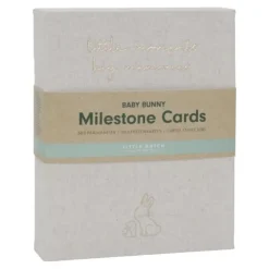 Mijlpaal kaarten - Beige - Baby Bunny - EN