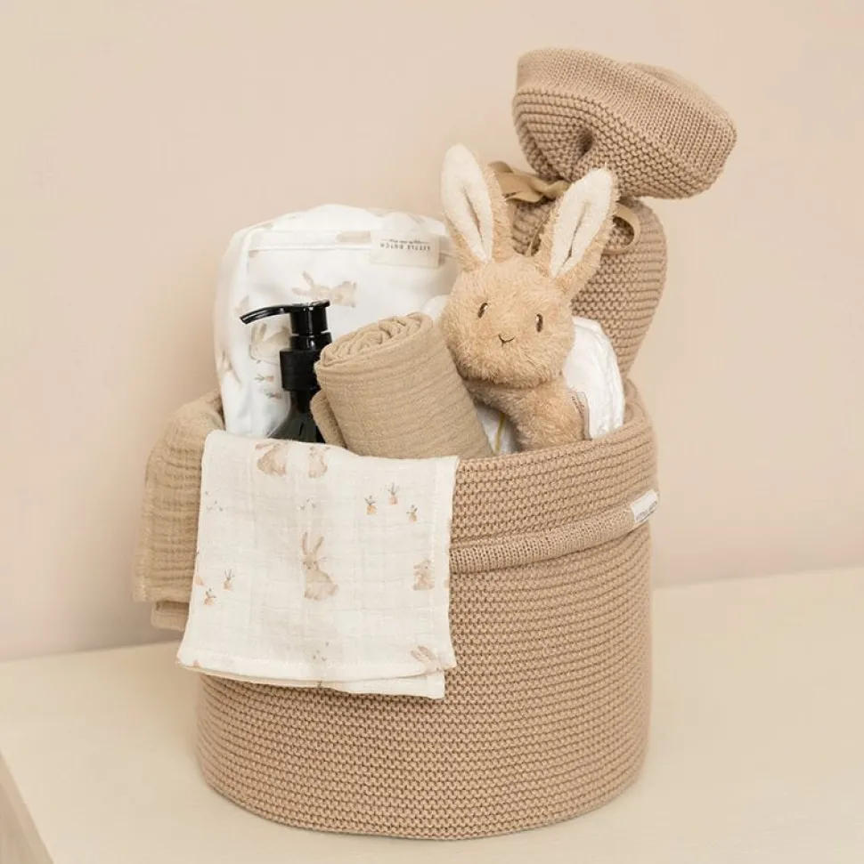 Monddoekjes set hydrofiel Baby Bunny / Beige