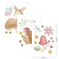Muurstickers - Meerkleurig - Fairy Garden
