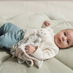 nijntje knuffeldoekje - Blauw - Lucky Leaves