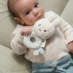 nijntje rammelaar - Blauw - Lucky Leaves