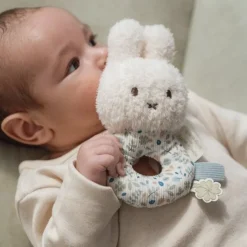 nijntje rammelaar - Blauw - Lucky Leaves