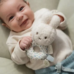 nijntje rammelaar - Blauw - Lucky Leaves