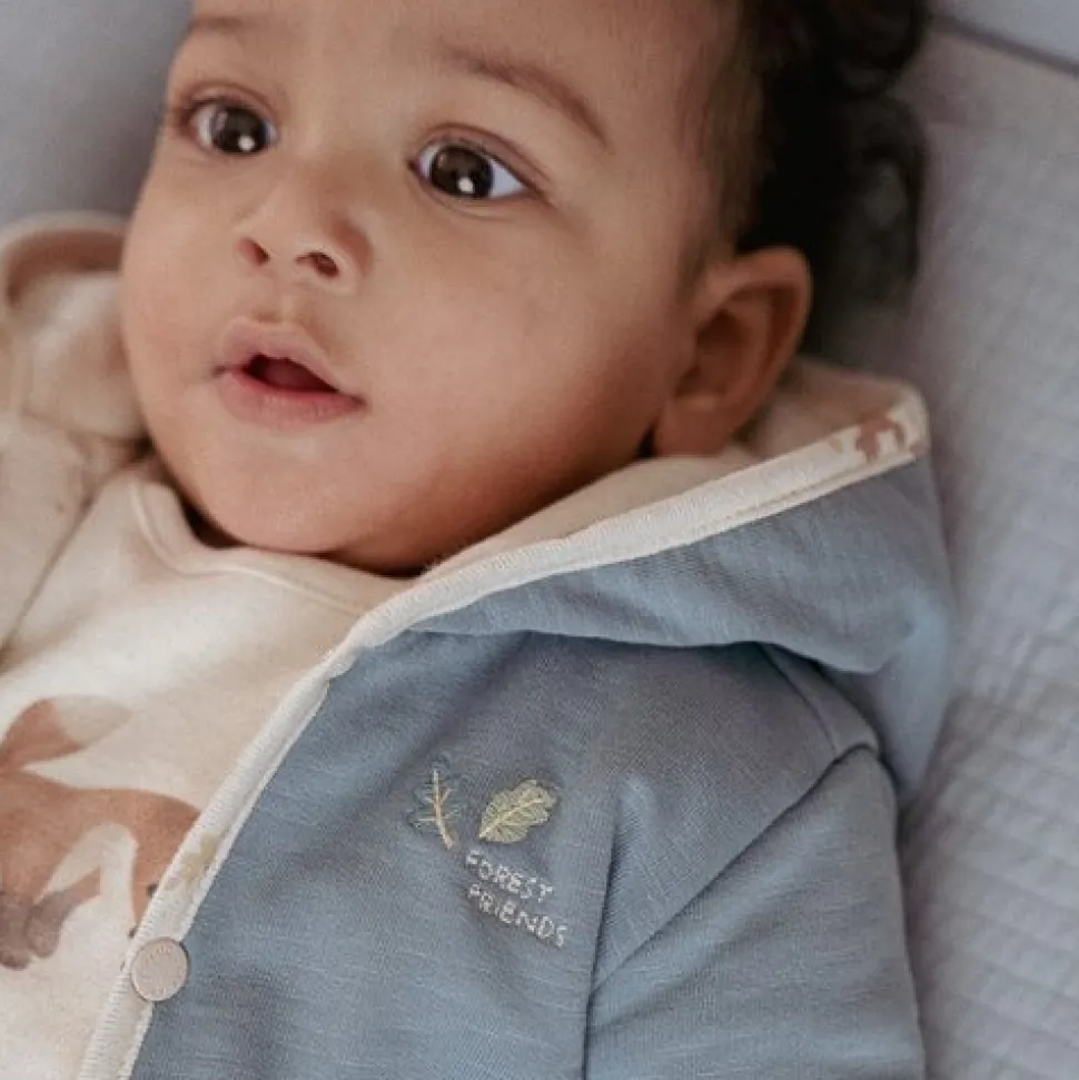 Omkeerbaar jasje - Blauw - Forest Friends