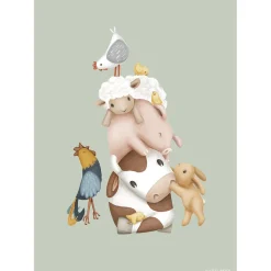Poster - Meerkleurig - Maat A3 - Little Farm