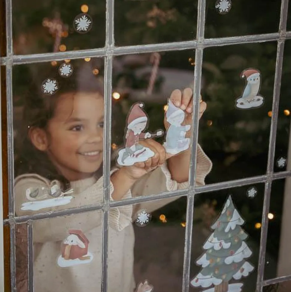 Raamstickers Kerst - Meerkleurig