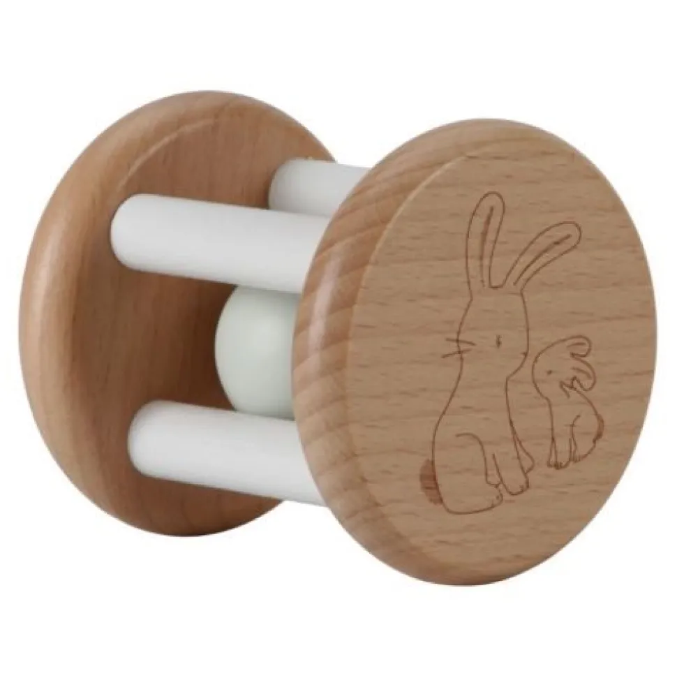 Rammelaar roller - Beige - Baby Bunny