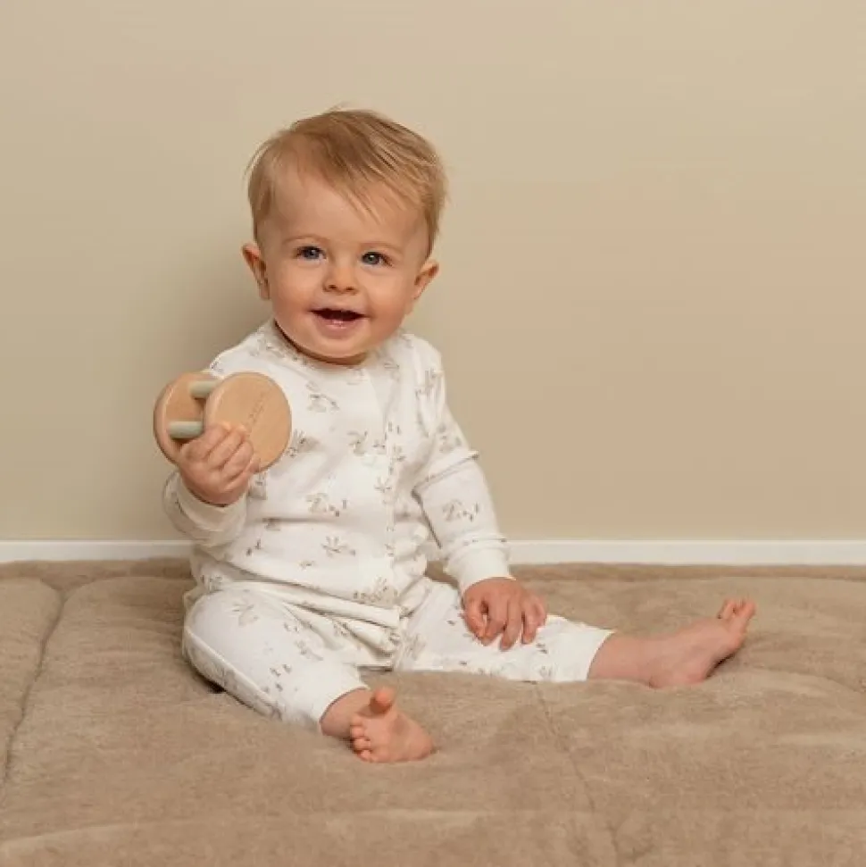 Rammelaar roller - Beige - Baby Bunny