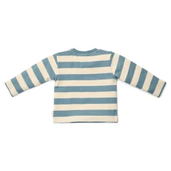 Shirt lange mouw - Blauw - Zand - Forest Friends - Stripe