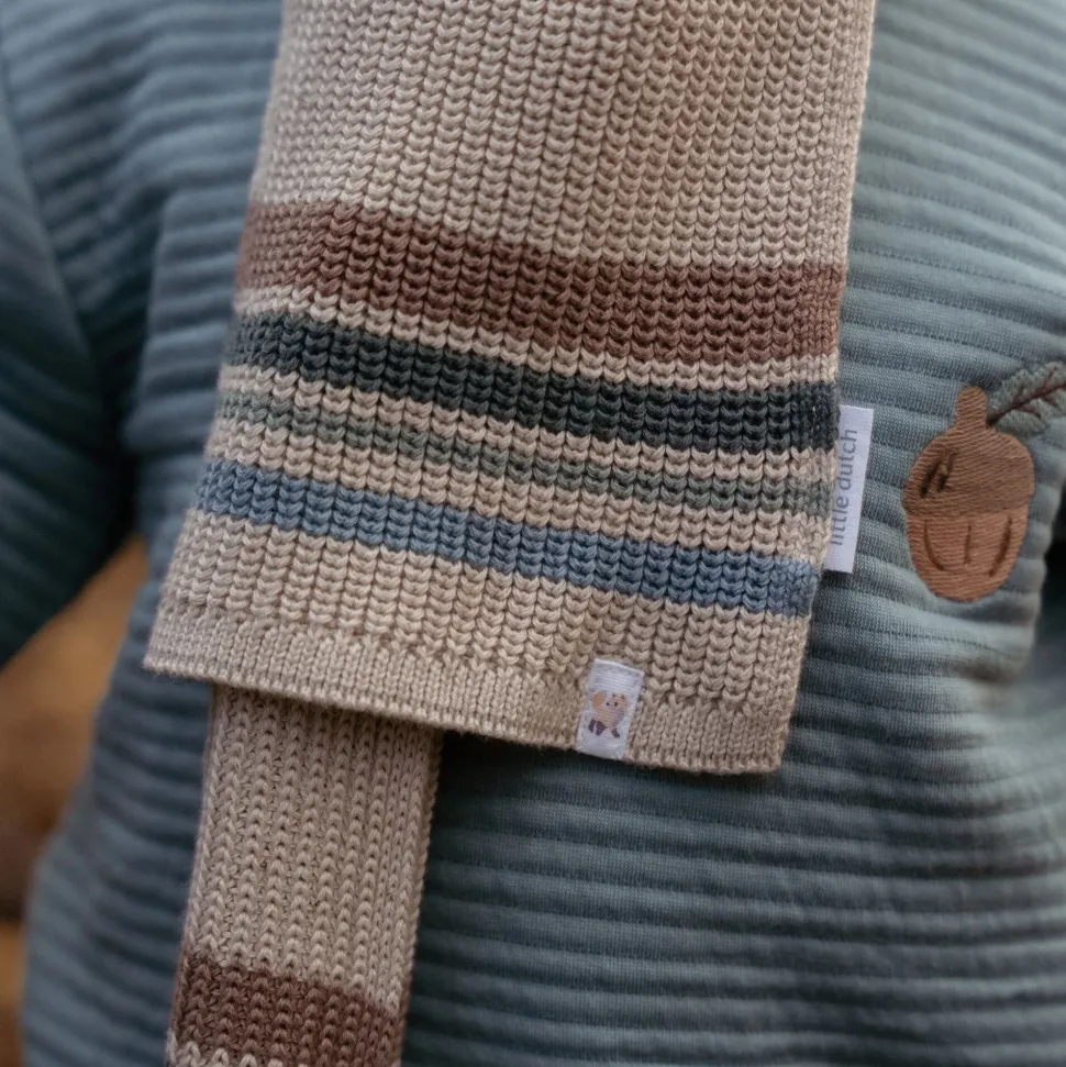Sjaal - Bruin - Maat one size - Forest Friends - Stripe