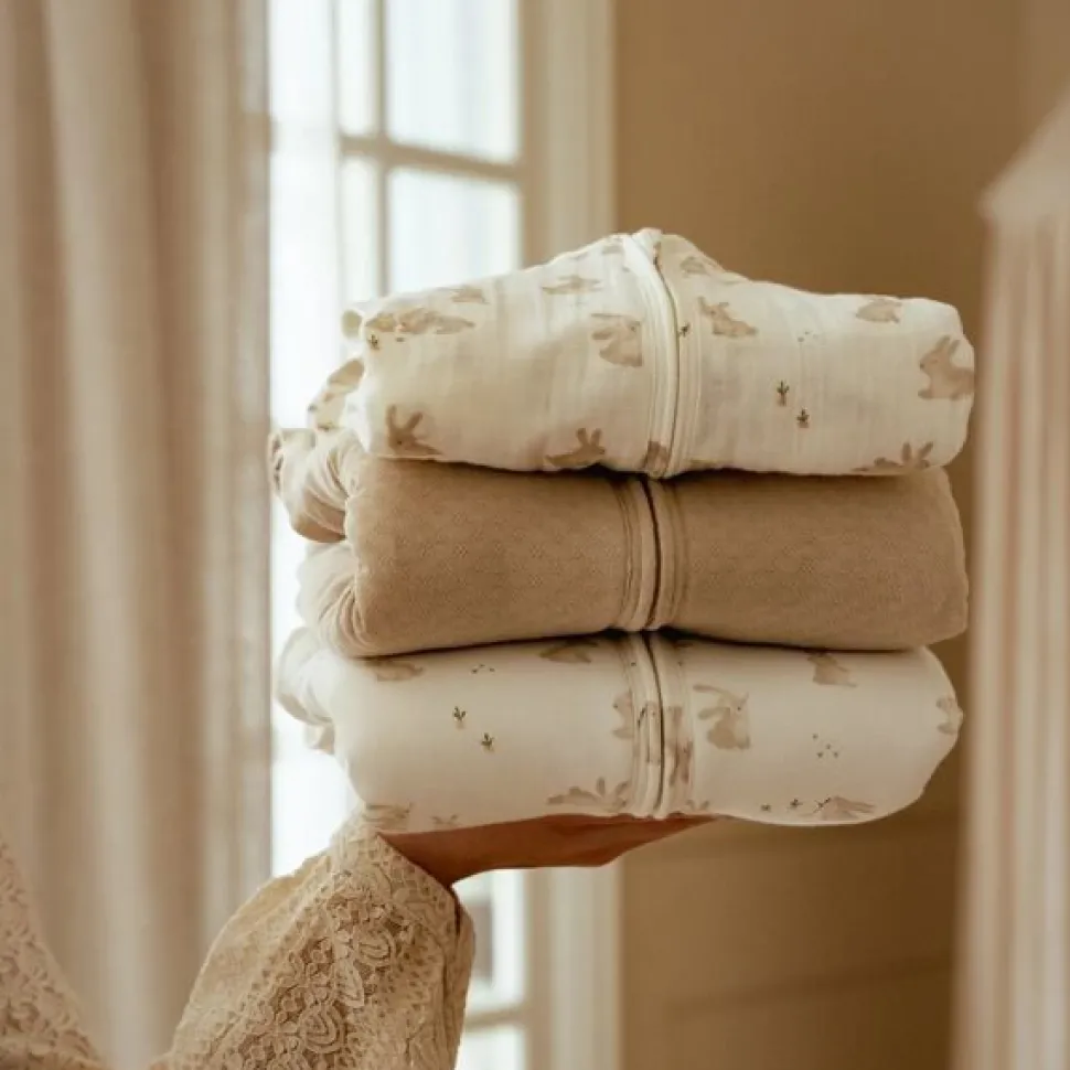 Slaapzak winter – Beige – Maat 90 cm – Newborn Naturals – Little Goose