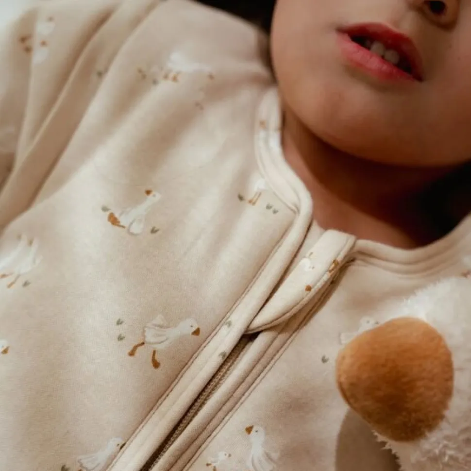 Slaapzak winter – Beige – Maat 90 cm – Newborn Naturals – Little Goose