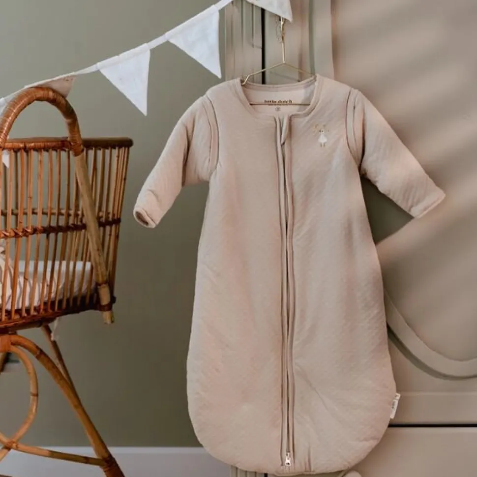 Slaapzak winter – Beige – Maat 70 cm – Newborn Naturals – Little Goose