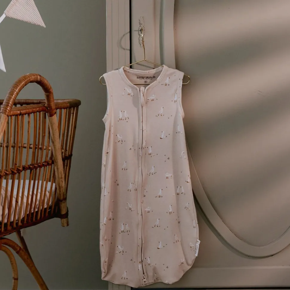 Slaapzak zomer – Beige – Maat 90 cm – Newborn Naturals – Little Goose