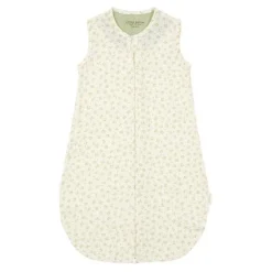 Slaapzak zomer hydrofiel 90 cm - Groen - Maat 90 cm - Essentials - Blueberry Leaves