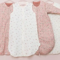 Slaapzak zomer hydrofiel 110 cm - Wit - Maat 110 cm - Fairy Garden - Fairy Blossom