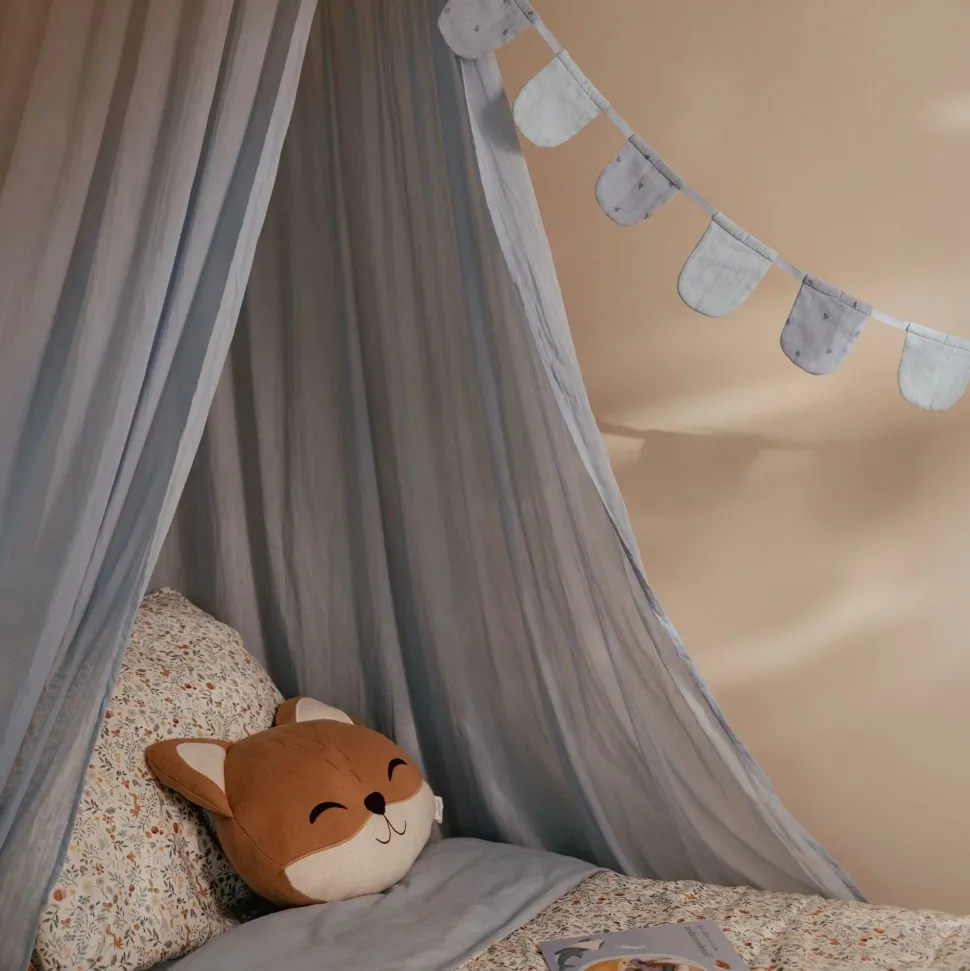 Slinger met vlaggetjes - Blauw- Essentials