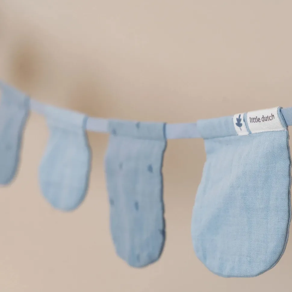 Slinger met vlaggetjes - Blauw- Essentials