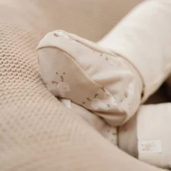 Slofjes - Zand - Newborn Naturals - Little Goose