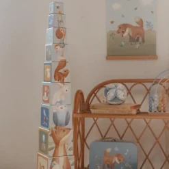 Stapelblokken - Blauw - Forest Friends