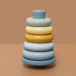 Stapelringen Blauw kunststof