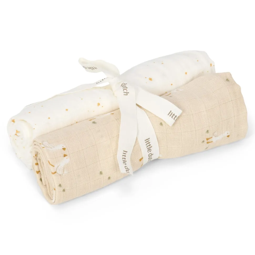 Swaddle - Beige - Newborn Naturals - Little Goose