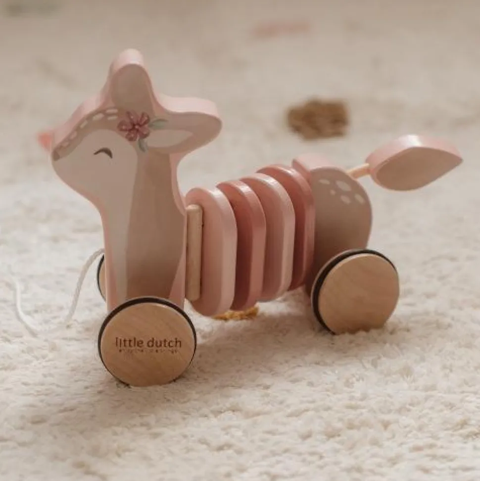 Trekdier Hert - Roze - Fairy Garden