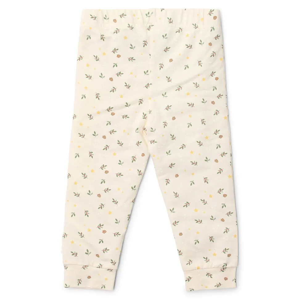 Tweedelige kerst pyjama – Beige
